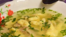 Пошаговый рецепт приготовления супа с галушками Пошаговый рецепт приготовления супа с галушками