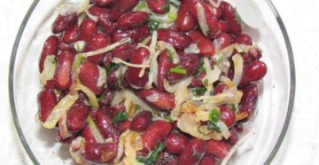 Как приготовить салат с красной фасолью по пошаговому рецепту Как приготовить салат с красной фасолью по пошаговому рецепту